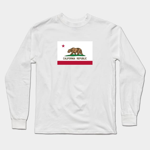 California State Flag Long Sleeve T-Shirt by Lucha Liberation